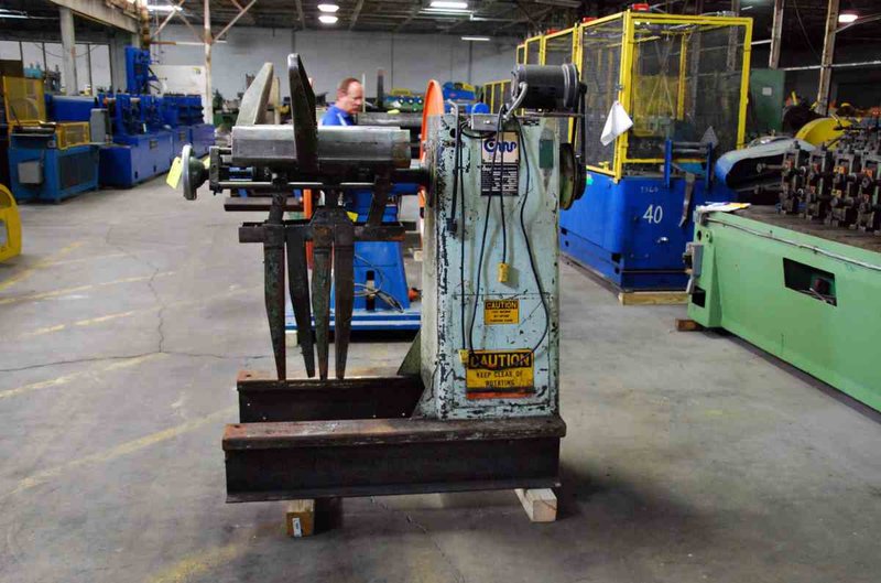 2,500 Lb. x 18" COOPER WEYMOUTH 2500-18 Motorized Single Decoiler