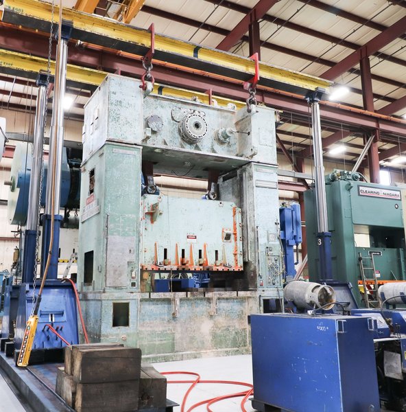 600 Ton Niagara SE2-600-108-48, 12" Str, 42" SH, 15-45 VSPM, Windows, 100% Rebuilt  (In Process)