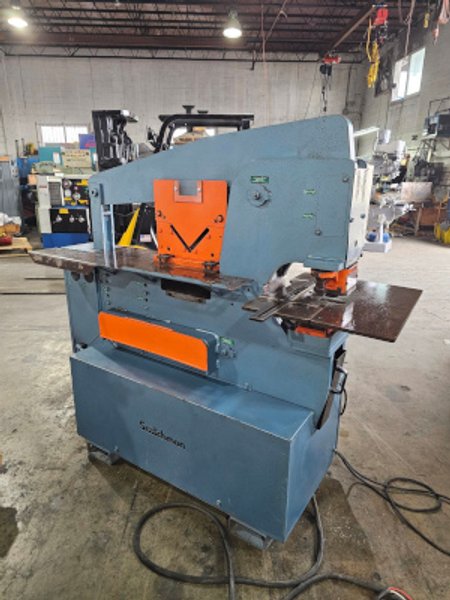 6" x 6" x 3/8", SCOTCHMAN, #6509, 65 tons, 24" shear, stroke control, 2016