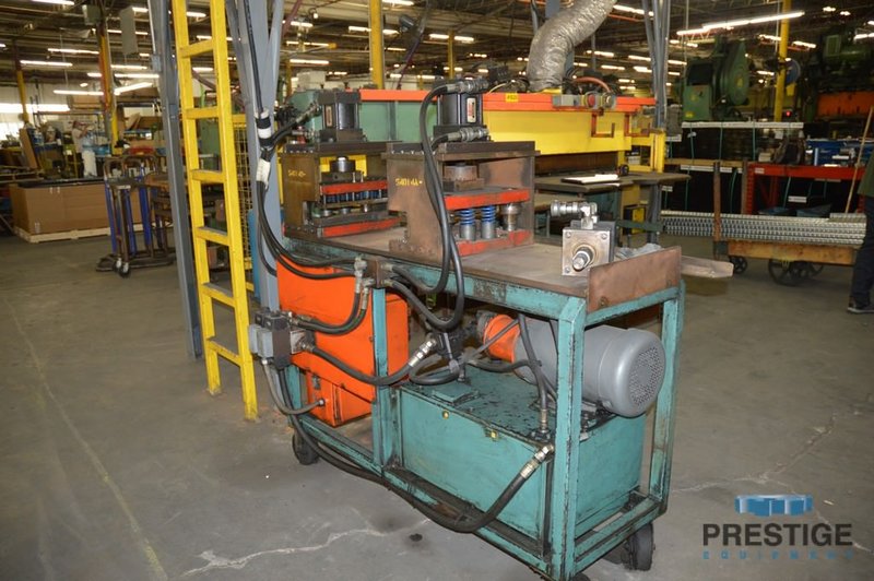 Wire Trimmer & Bender, (3) Hydraulic Heads for Trimming Wire & Bending Ends, 1/4" -1/2" Diameter, 10 HP, #31102
