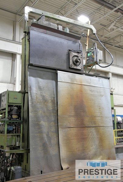 6.3" Wotan Rapid 3 CNC, X-630", Y-123", Z-34",  W-36", #50 Taper, 1250 RPM, Floor Plates, 85 HP, AB 8400 CNC, #43589