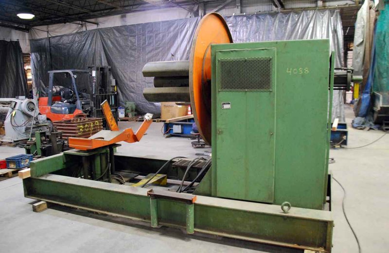 10,000 Lb. x 24" ASL #1000 Single Uncoiler w/Coil Car