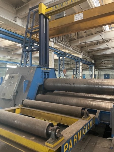 3100mm x 65mm Parmigiani 4-Roll Plate Bending Machine