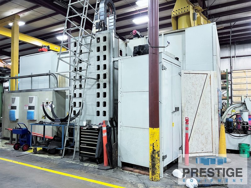 63",78" Webster Bennett 160/200, Milling, 18 ATC, 91.5" Ht Under Rail, TSC, Chip Conv, Fanuc 30i, 2007, #32214
