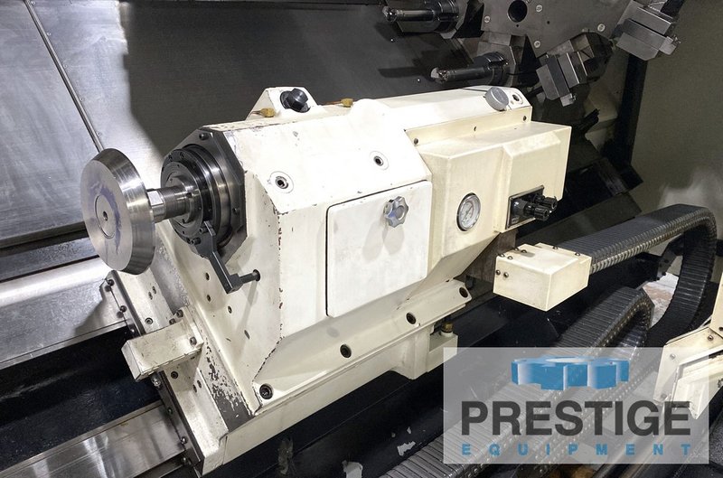 Mazak Slant Turn 50N CNC Lathe, 31" x 118", 16" 3-Jaw, 15-Pos. Trt, HP Cool, Probe, Stdy Rest, Mazatrol 640T, #32751