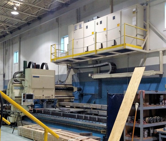 CINCINNATI CNC Gantry Profiler, X-300",  Y-82", 14,400 RPM, (3) 20 HP spindles, MS Tech CNC, #29307