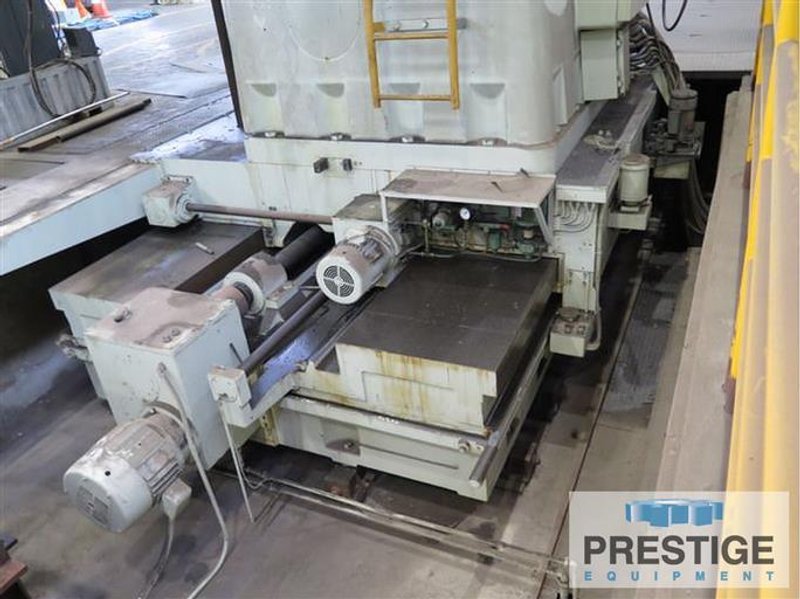 Schiess VKE 500/900,197" Table, 355" Swing, Openside, Live Spindle, 100 Ton Cap.,120HP, Fanuc 18-TB, #25414