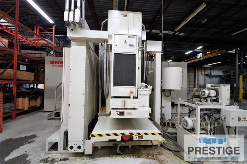 SNK HPS-120B, 5-Axis, X-124", Y-52", Z-28", Swivel Spindle, 20K RPM, 2APC 120" x 48",  60 ATC, Fanuc 15MA, 2005, #30023
