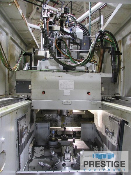 EMAG Reinecker VSC-250-DDS, 10.23" Swing, 12-Sta. Turret, Grinding Spindle, Parts Loader, Siemens CNC, #32337