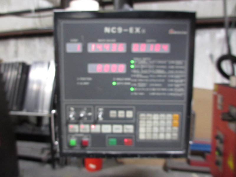 AMADA RG 100-30, 110 Tons, 3 Axis, 122” Max Bend Length, Amada NC9EXII Control, Year New: 2000
