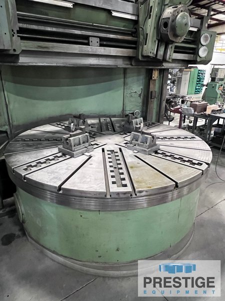 98" Dorries Vertical Boring Mill, Ram & Turret, 110" Swing, 70" Turning Height, Pendant Control, #32145