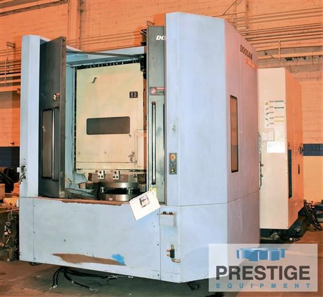 Doosan NHP6300, X-41", Y-35", 25" x 25",  2 APC, 1 Deg., 10,000 RPM, 90 ATC, Fanuc 31iMB, 2014, #32230