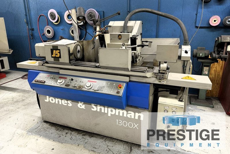 Jones & Shipman 1300X, 12" Swing x 27" Centers, (2) Wheels, Microprocessor Control, 1998 #43695