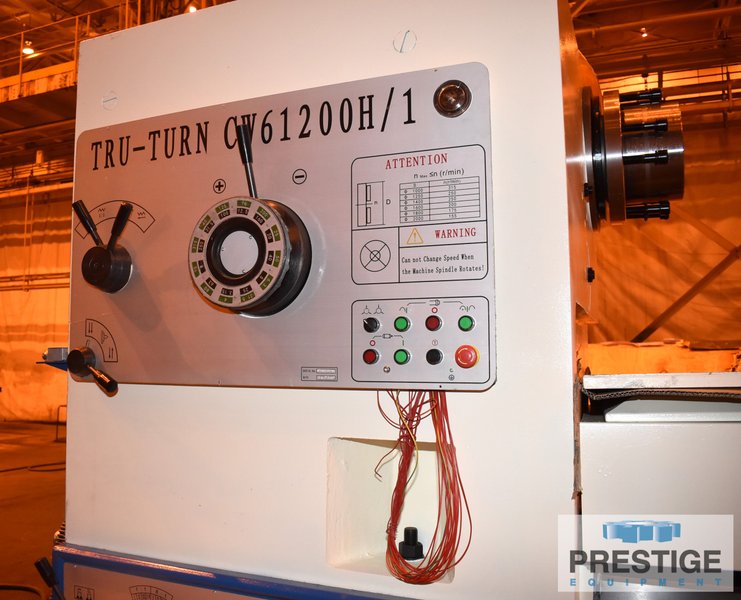 80" x 118" Tru-Turn, 2040/3M, 64" Over C/S, 315 RPM, 15 Ton Cap, Steady Rests, Inch/Metric Thread, 40 HP, 2023, #43316