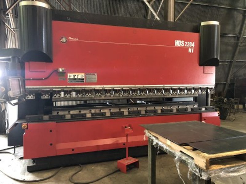 243 TON X 168.5" AMADA HDS2204NT ELECTRIC/HYDRAULIC CNC PRESS BRAKE
MFG: 2013