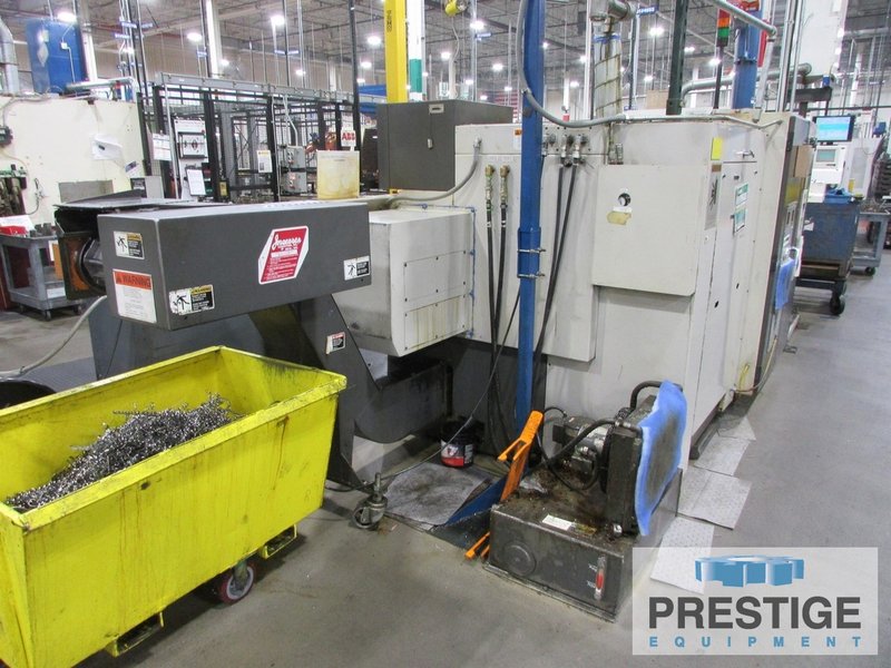 Cincinnati Avenger 250S, 23" Swing, 19" C.C, 4000 RPM, Sub Spindle, Bar Feed, Acramatic 850SX, #32335