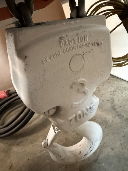 3 TON COFFING ELECTRIC CHAIN HOIST ECT6010-20FT