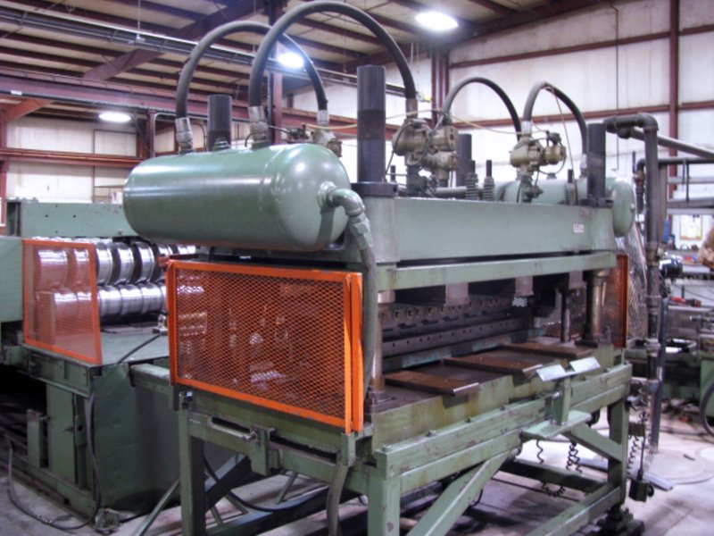 10 Stand x 3" x 54" BRADBURY M3 Ribbed Panel Rollform Line