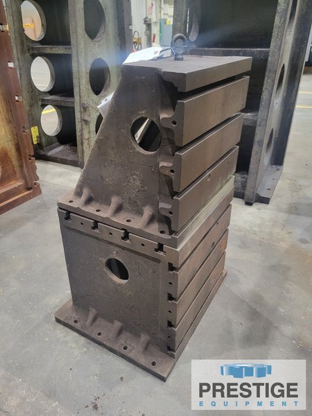 (2) 40" x 20.5" x 22" Devlieg Stackable Angle Plates 8 T-Slots, Ref #43168