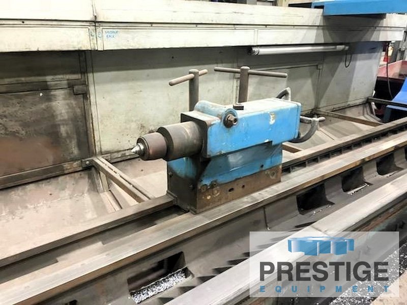 36" x 314" Binns & Berry, 3-Way Bed, Fanuc 0iTC Control, 27" 4-Jaw Chuck, 4-Pos. Turret, 49 HP, #43853