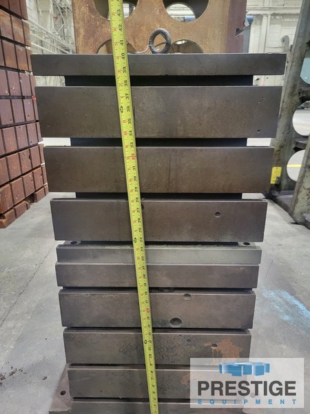 (2) 40" x 20.5" x 22" Devlieg Stackable Angle Plates 8 T-Slots, Ref #43168