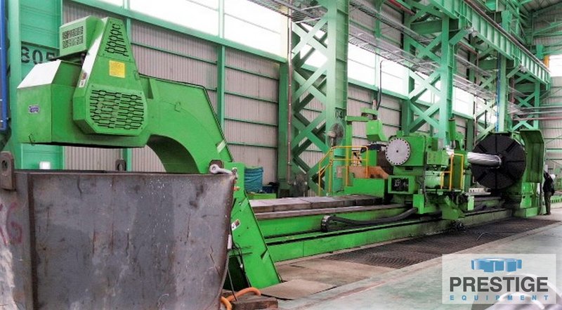 86" x 590" Hankook R70W, 250 RPM, 75 Ton Wt.Cap, 4-Way Bed, 215 HP, Fanuc 31i CNC,'10 #32465