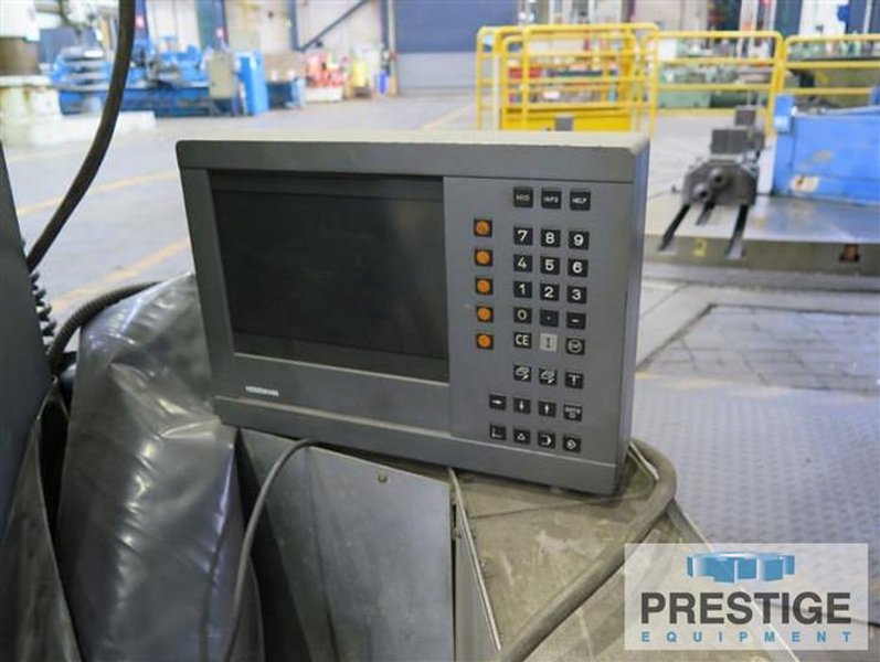 Schiess VKE 500/900,197" Table, 355" Swing, Openside, Live Spindle, 100 Ton Cap.,120HP, Fanuc 18-TB, #25414