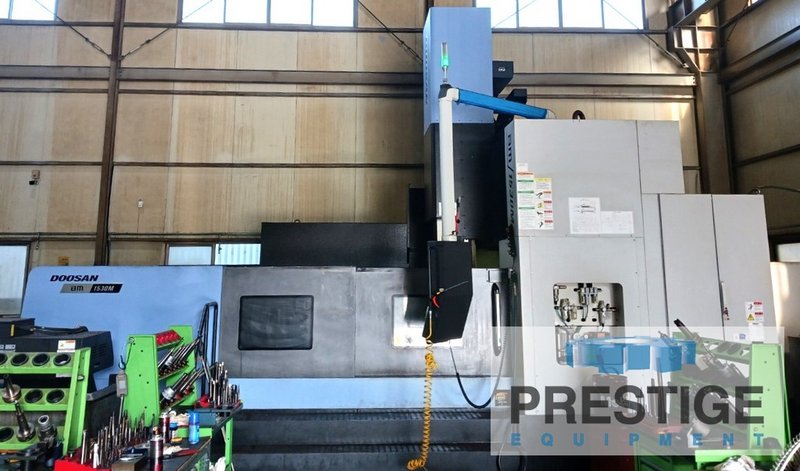 Doosan BM-1530M Bridge Type VMC, X-118", Y-59", 67" B/C, Fanuc 31iB, 40 ATC, 12,000 RPM, 2021, #43920