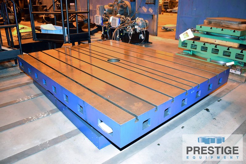 84" X 108" G & L Rotary Table, Hydrostatic, 50K Capacity, 19.5" Table Height, #26943