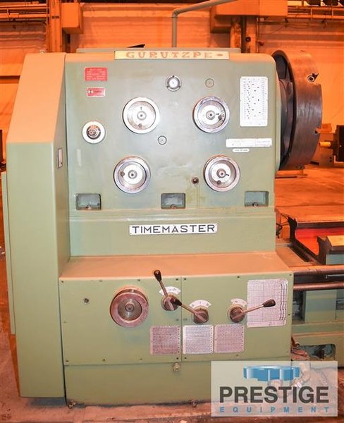 Guruptze Super-BT, 63" Swing, 74" in Gap, 393" C.C,  400 RPM, 39.37" 4-Jaw Chuck, Threading, 50HP, #31518