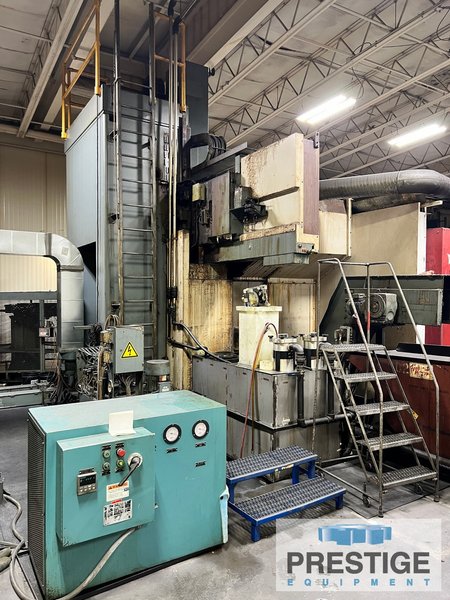 63" Schiess 20DSC160, 78" Turn Diameter, 76" Turning Height, 47" Ram Stroke, C-Axis, Lv Spl., ATC, Fanuc 15, #43101