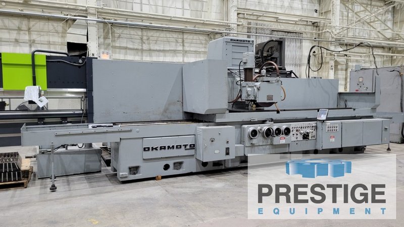 Okamoto PSG-308, 31.5" x 120" Surface Grinder, 31" Under Wheel, Auto Incr. Downfeed, New Hydraulics 2010, #30582