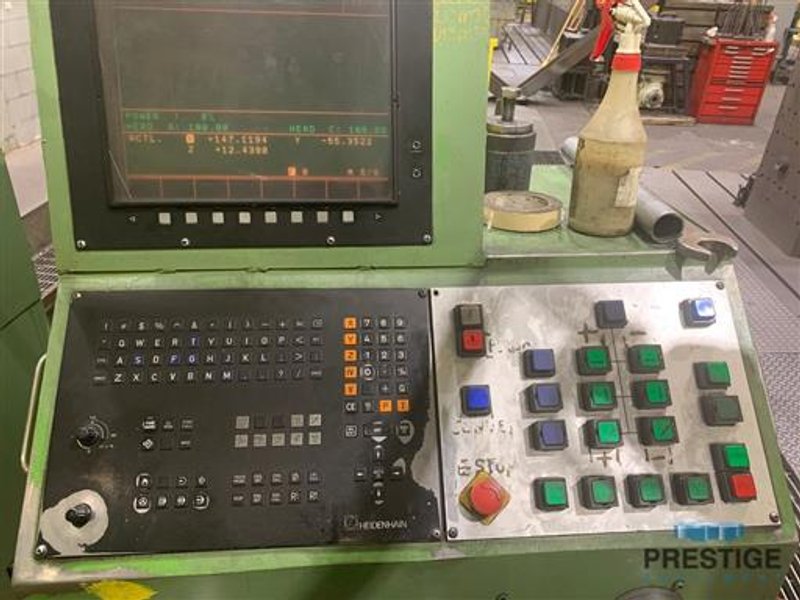 Parpas ML-130, Ram Type, 3 + 2 Universal Head, X-236", Y-98", Z-37", 3500 RPM, Heidenhain 415 CNC #31336