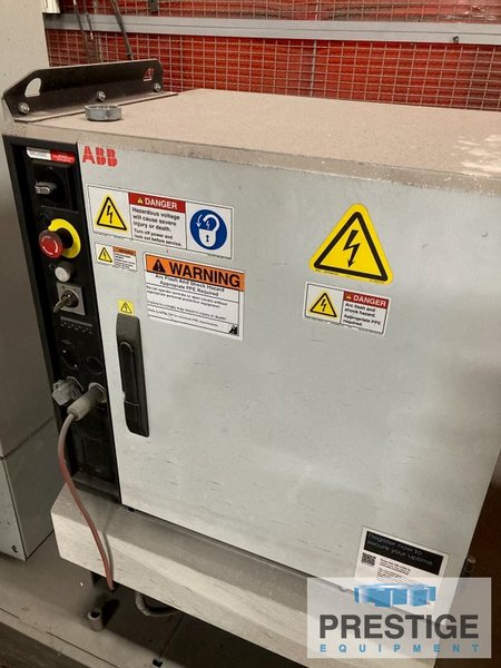 Wolf Welding Cell, IRB 4600 6 Axis Robot, IRC5 Controller, HeadStock/TailStock, Power Wave AC/DC 1000 SD, 2018 #43222