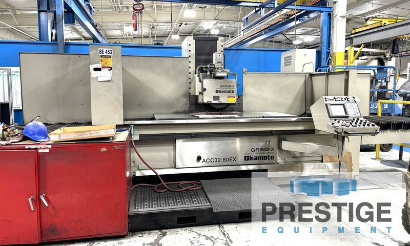 Okamoto ACC-3280EX CNC, 32" x 80", 23.5" UW, Okamoto/Fanuc CNC, 2015 #43690