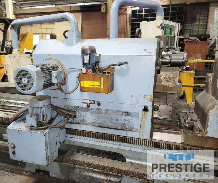 Tacchi HD/3 105L CNC Lathe, 45" Swing, 275" Centers, 80 HP, 3-Way Bed, Steady Rests, Chip Conveyor, Siemens CNC, #32421
