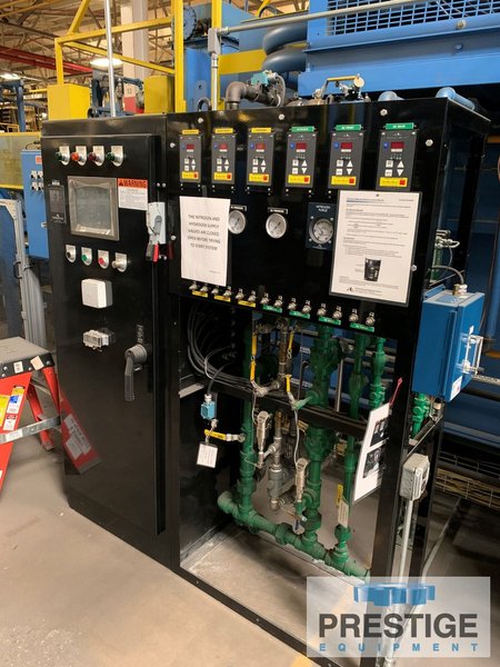 BeaverMatic Electric Annealing Furnace, 36" x 84" x 18" Load Size, 2000/Hr. Max Loading, 1650 F Max. Temp, 2008 #43429
