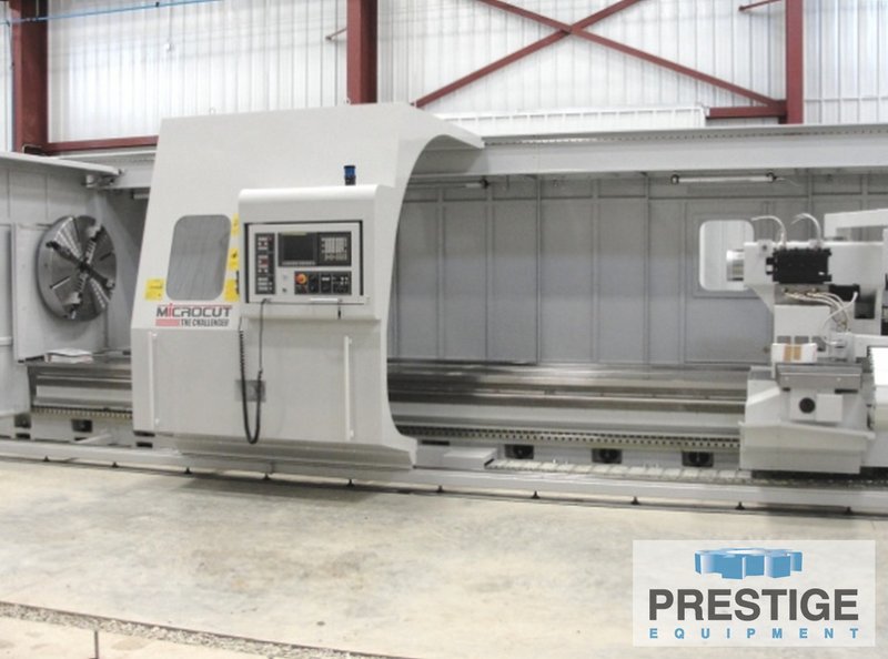 Microcut 51.18" Swing,  472.44" Centers, Four Way Bed, Fanuc OiTF CNC, 4 Pos. Turret, Linear Scales, New 2023, #32329