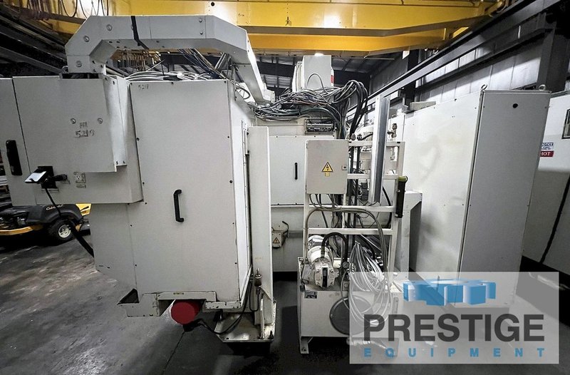 Junker Jumat 5002/50, 11" Swing, 27.5" C.C, 19" Wheel Dia., OD/ID Spindles, Marposs Gauging, Fanuc 18T, 2000, #32635
