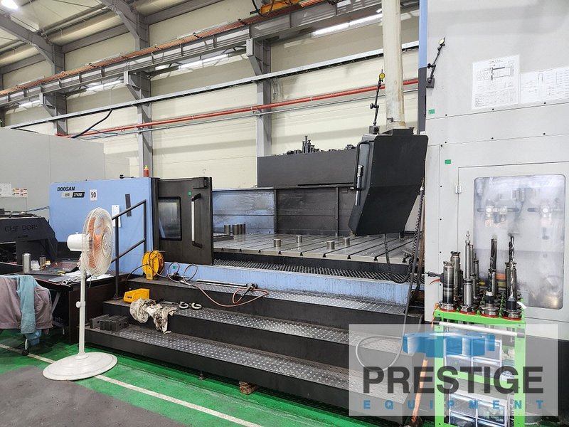 Doosan BM2740, X-157", Y-106", 106.29" B/C, 12,000 RPM, Fanuc 31iB, 40 HP, Thru Spind Coolant, 60 ATC, 2016, #32749