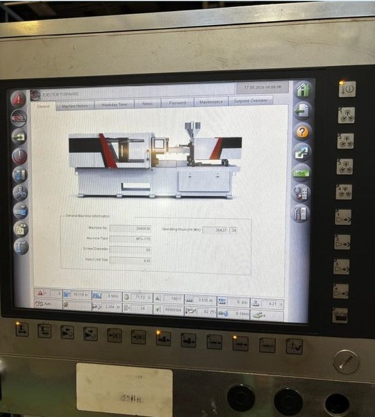 170 TON 15.8 OZ CINCINNATI MILACRON MAGNA T SERVO 170 INJECTION MOLDING, 2014