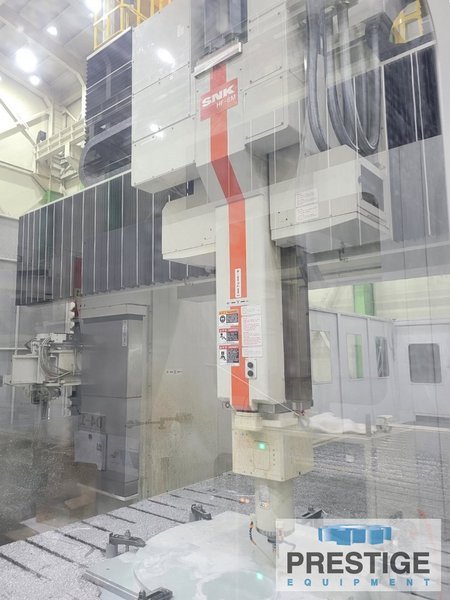 SNK HF-6M, X-364", Y-157", Z-39", 118" x 314" Tbl, 129" B.C, 60-ATC, T.S.C, 50 Taper, 90° Head, Fanuc 31i, 2017,#43362