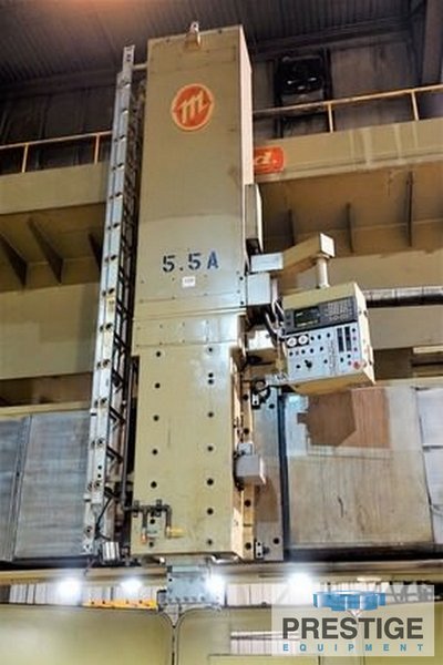 216" O-M Ltd. TMD 55/60N, 236" Max Dia., 145" U/R, 66T Tbl Cap., .3-45 RPM, Fanuc 18-TB Ctrl, 1995, #32263