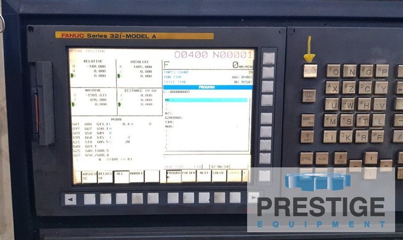 78" HNK VTC-2025, 12-ATC, Live Spindle, C-Axis, TSC, 98" Turning Dia., 78" Height, 75 HP, Fanuc 31i, 2013 #43921