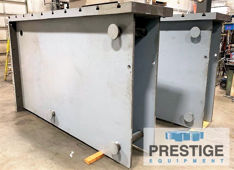 120" x 27.75" x 71.75" T-Slotted Angle Plates, 12" Centers, 1" x 1.75" T-Slot Dimension, Qty. 2, #32106