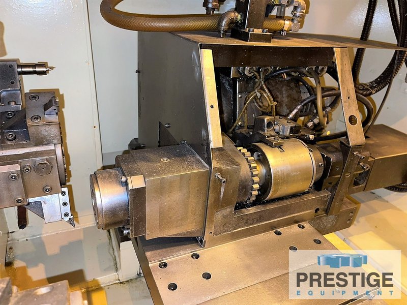 Tsugami NP-32, 1.26" Diameter, Twin 8-Position Turrets, Live Milling, Pickoff, LNS Bar Feed, Fanuc 0T S/N 9036, #29774