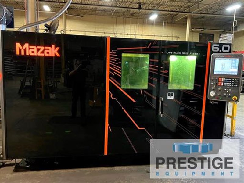Mazak Optiplex 3015 Fiber III 6 KW  Laser, 60" x 120" Dual Pallet, MCT-2.0 Cutting Head, 2016 #43003