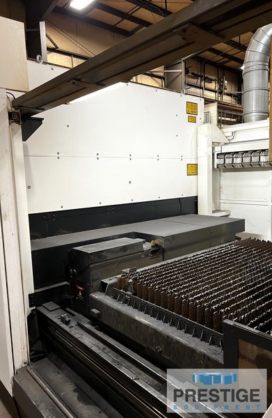 Mazak Optiplex Nexus 3015 CO2, 2.5 KW, Dual Pallet, 60" x 120" Max. Workpiece, Dust Collector, Chiller, 2015 #43132