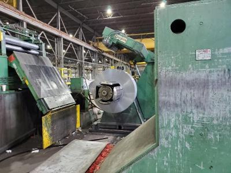 52" x .250" x 40,000Lb Loopco Loop Slitting Line
