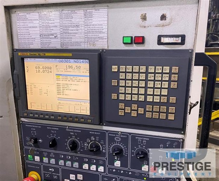 118" You Ji VTL3000ATC, 16 ATC, 141.7" Swing, 1-120 RPM, Chip Conveyor, 100 HP, Fanuc 18T CNC, 2008, #32207